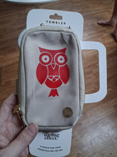 Tumbler Fanny Pack- Natural Beige with Owl