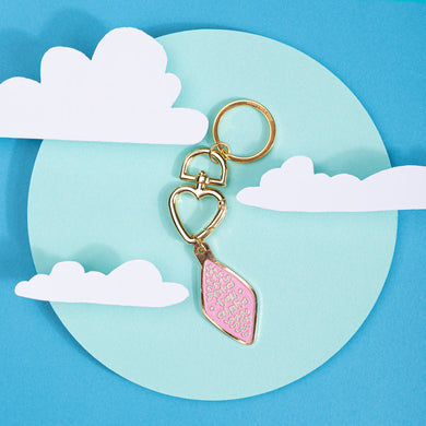 Travel Enamel Keychain- Zeta Tau Alpha