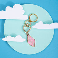 Travel Enamel Keychain- Zeta Tau Alpha