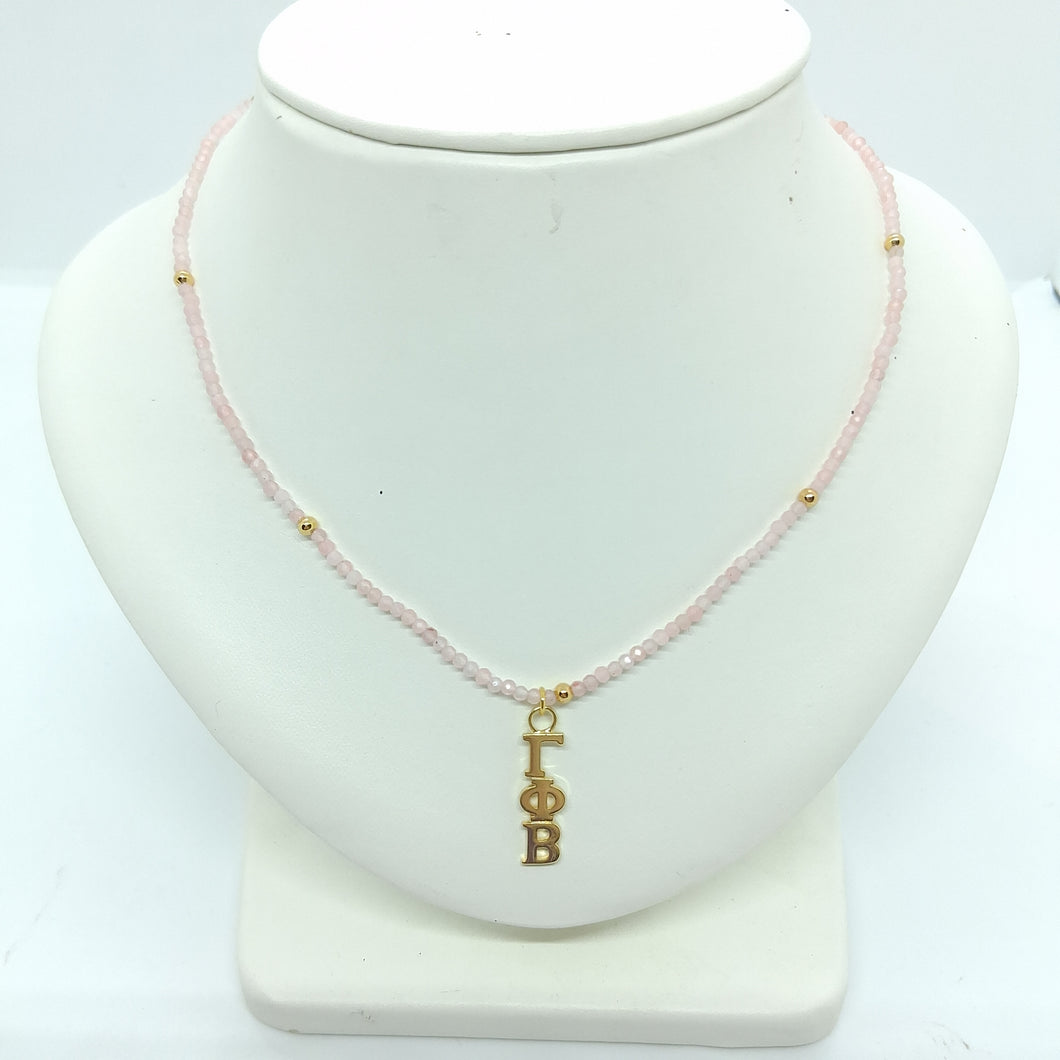 'Gemstone' Necklace- Gamma Phi Beta
