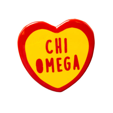 Sweetheart Button- Chi Omega