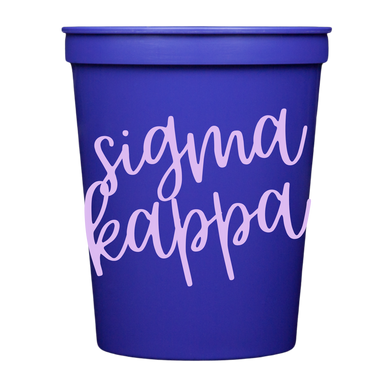 Colored Cups- Sigma Kappa