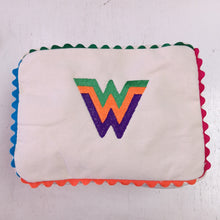 Scalloped Trim Cosmetic Bag- Waldemar