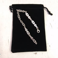Silver Link Bracelet - Alpha Chi Omega
