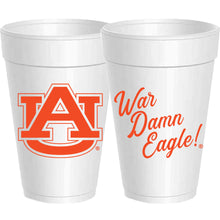 Styrofoam Cups- Auburn War Damn Eagle