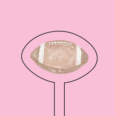 Football Swizzle Stick