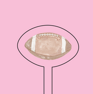Football Swizzle Stick