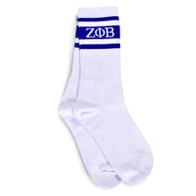 Retro Stripe Socks- Zeta Phi Beta