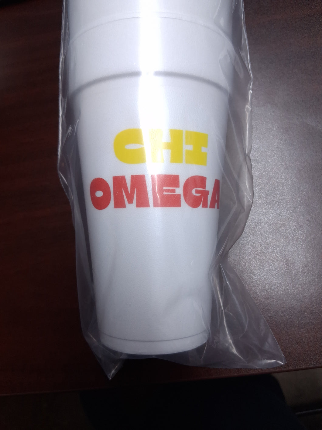 Multi-Color Styrofoam Cups- Chi Omega