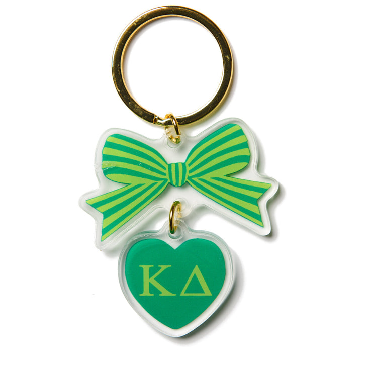 Bow Keychain- Kappa Delta