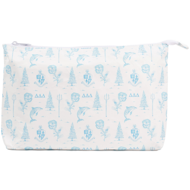 Medium Toile Tyvek Bag- Delta Delta Delta