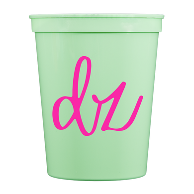 Colored Cups- Delta Zeta