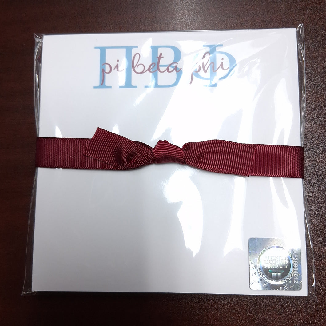 Doodle Notepad- Pi Beta Phi