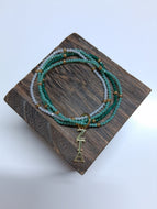 'Gemstone' Bead Bracelet- Zeta Tau Alpha
