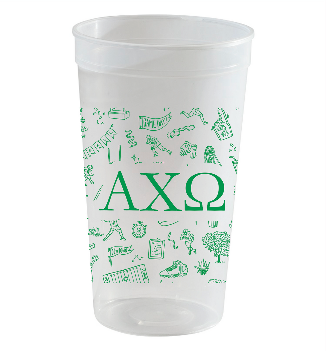 Football Stadium Cup- Alpha Chi Omega