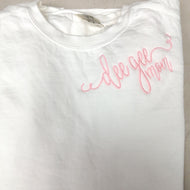 Script Monogram Tshirt- Delta Gamma Mom