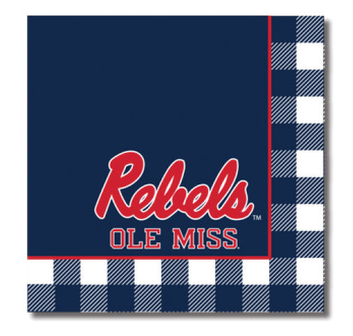 Plaid Napkins- Ole Miss