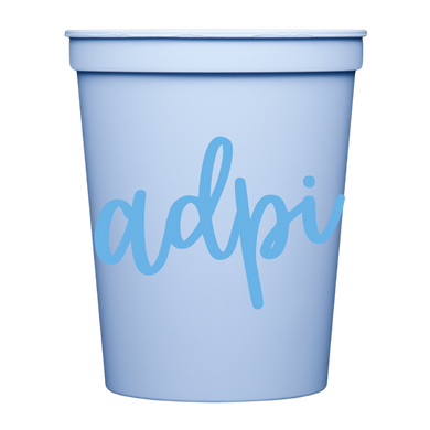 Colored Cups- Alpha Delta Pi