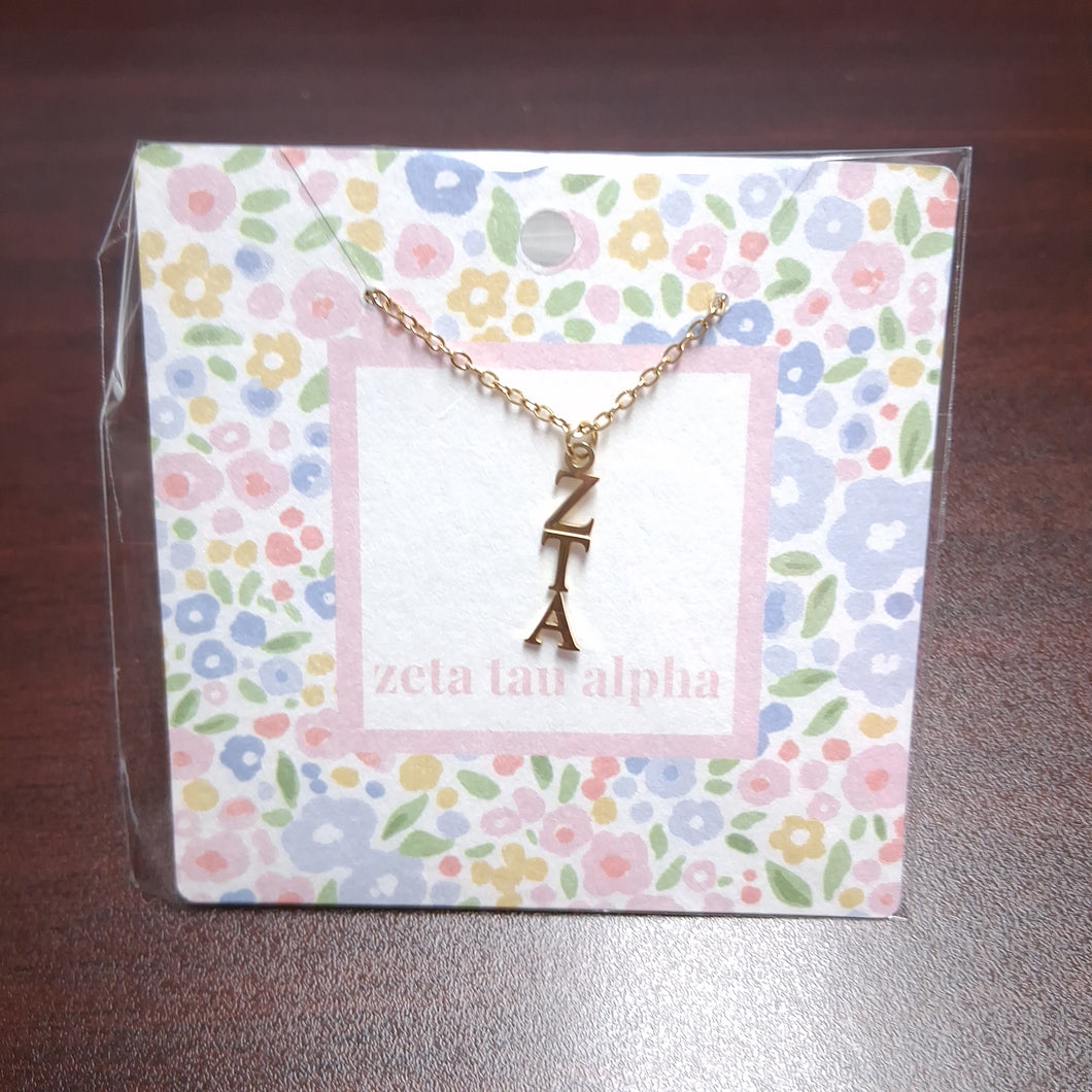 Lavaliere Pendant- Zeta Tau Alpha