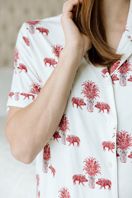 Red Razorback Pajamas
