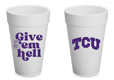 20oz Cups- TCU