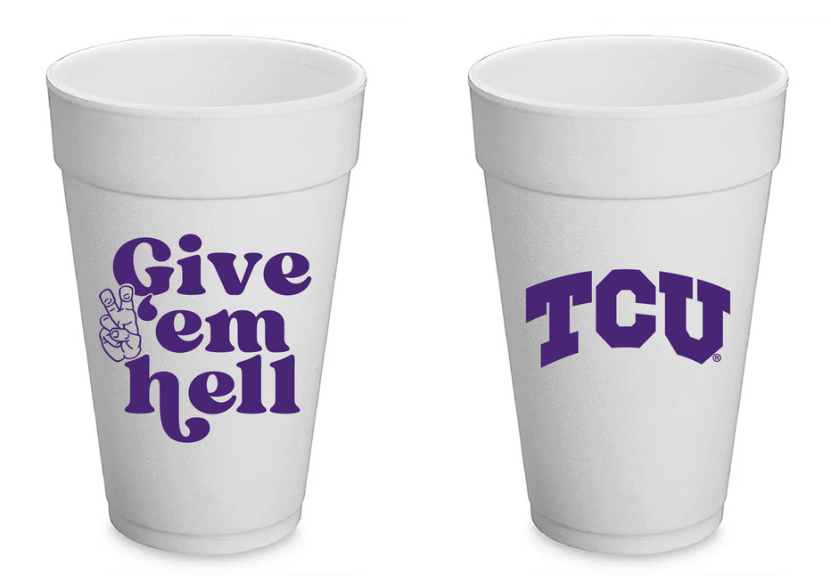 20oz Cups- TCU