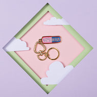 Travel Enamel Keychain- Kappa Delta