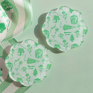 Toile Acrylic Coaster- Kappa Delta