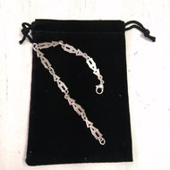 Silver Link Bracelet - Alpha Delta Pi