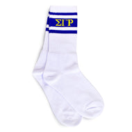 Retro Stripe Socks- Sigma Gamma Rho
