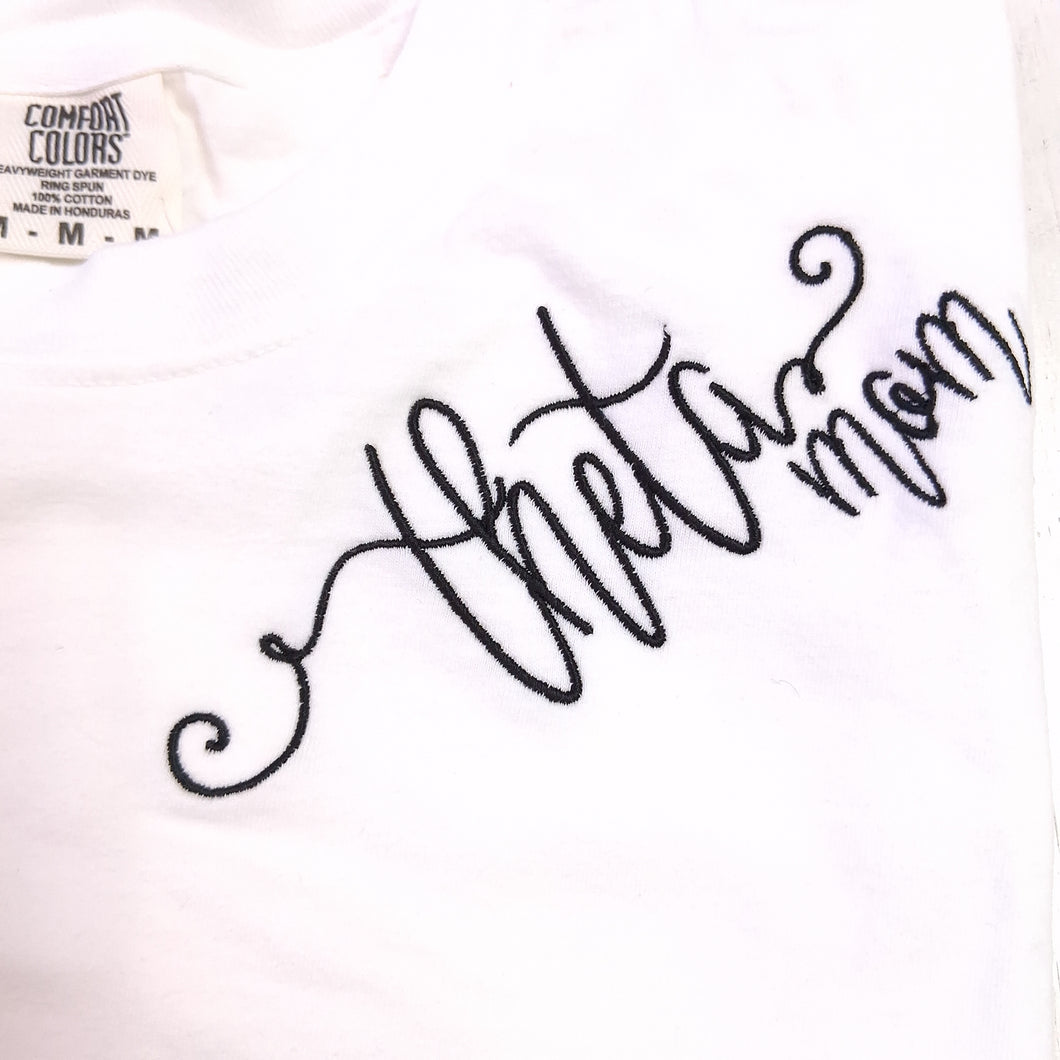 Script Monogram Tshirt- Kappa Alpha Theta Mom