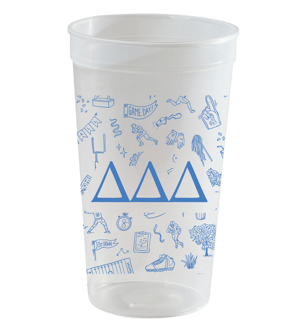 Football Stadium Cup- Delta Delta Delta