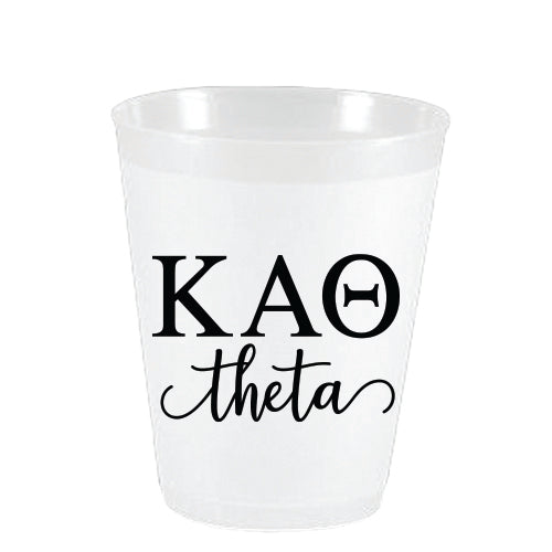 Frost Flex Cups- Kappa Alpha Theta Letters and Names