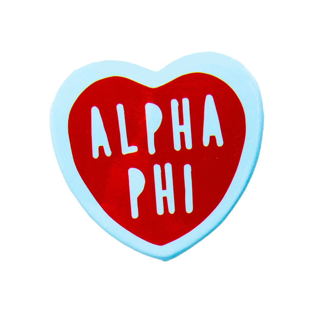 Sweetheart Button- Alpha Phi