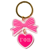 Bow Keychain- Gamma Phi Beta
