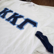 Contrast Trim Stitch Jersey Shirt- Kappa Kappa Gamma