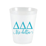 Frost Flex Cups- Delta Delta Delta Letters and Names