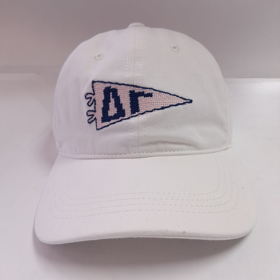 Needlepoint Pennant Hat- Delta Gamma