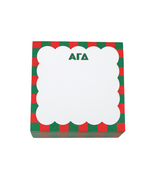 Scalloped Note Cube- Alpha Gamma Delta