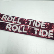 Sequin and Bead Strap- Roll Tide