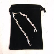 Silver Link Bracelet - Delta Gamma