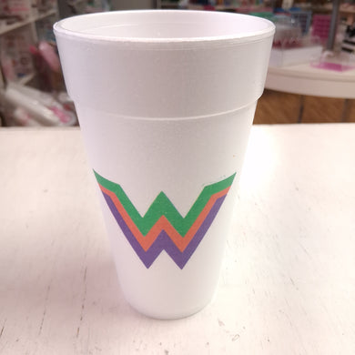Waldemar Logo Foam Cups 20 oz