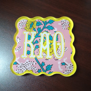 Block Acrylic Coaster- Kappa Alpha Theta