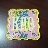 Block Acrylic Coaster- Kappa Alpha Theta