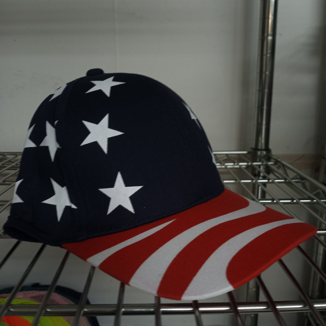 Blank American Flag Hats