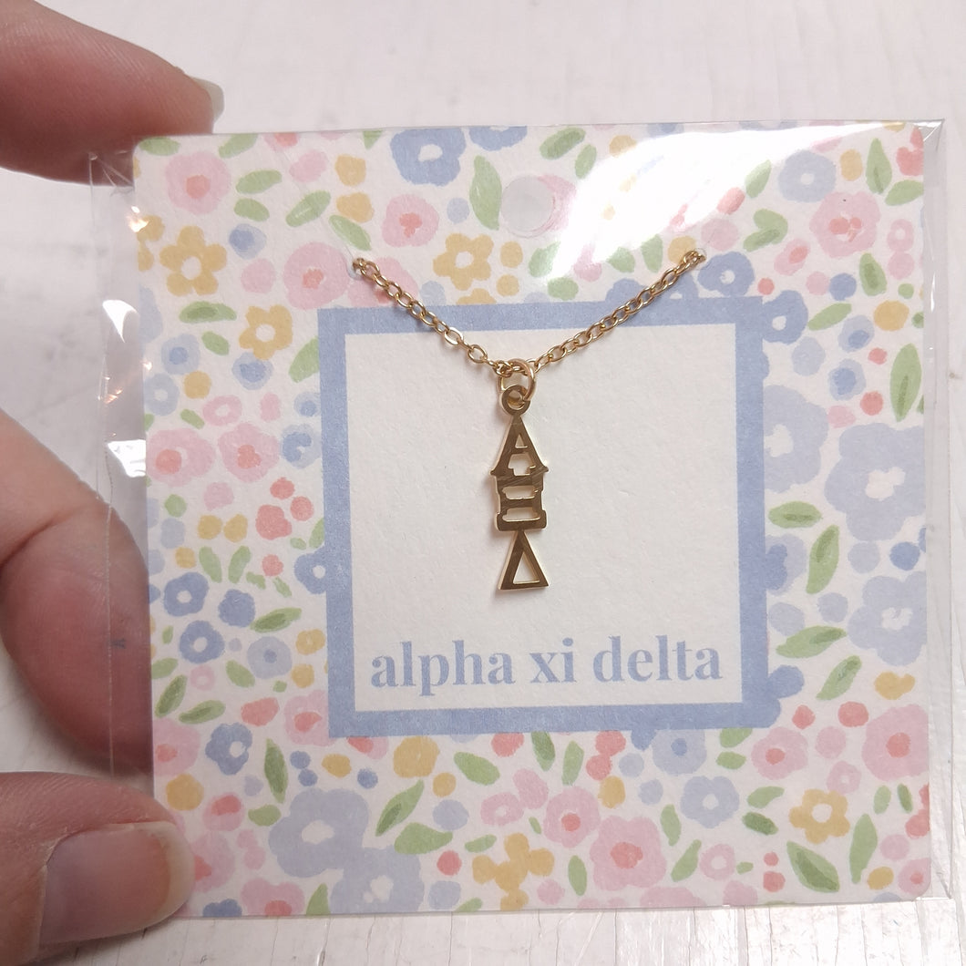 Lavaliere Pendant- Alpha Xi Delta