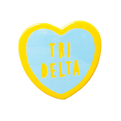 Sweetheart Button- Delta Delta Delta