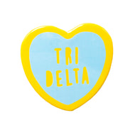 Sweetheart Button- Delta Delta Delta
