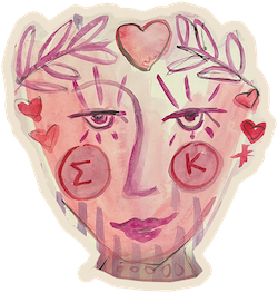 Fancy Sister Decal- Sigma Kappa