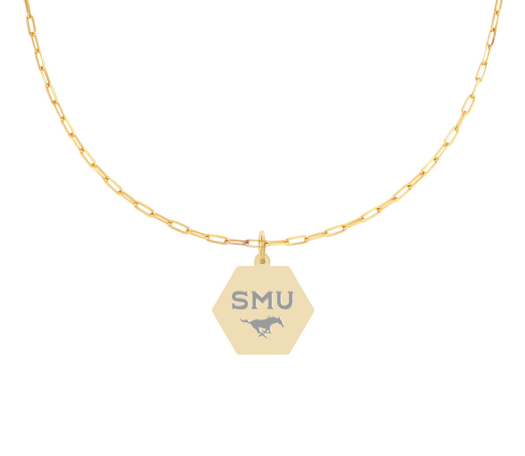 Paperclip Design Necklace- SMU